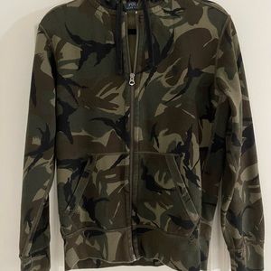 Polo Ralph Lauren Camo Zip Hoodie (Small)